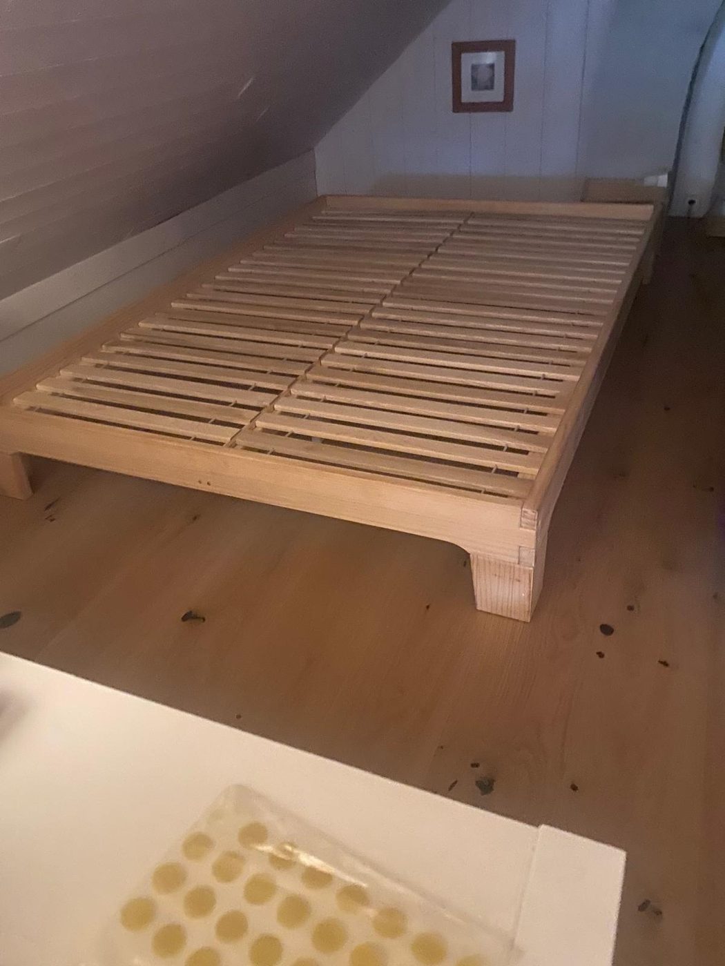 Bed assembled by Handy Man Mike